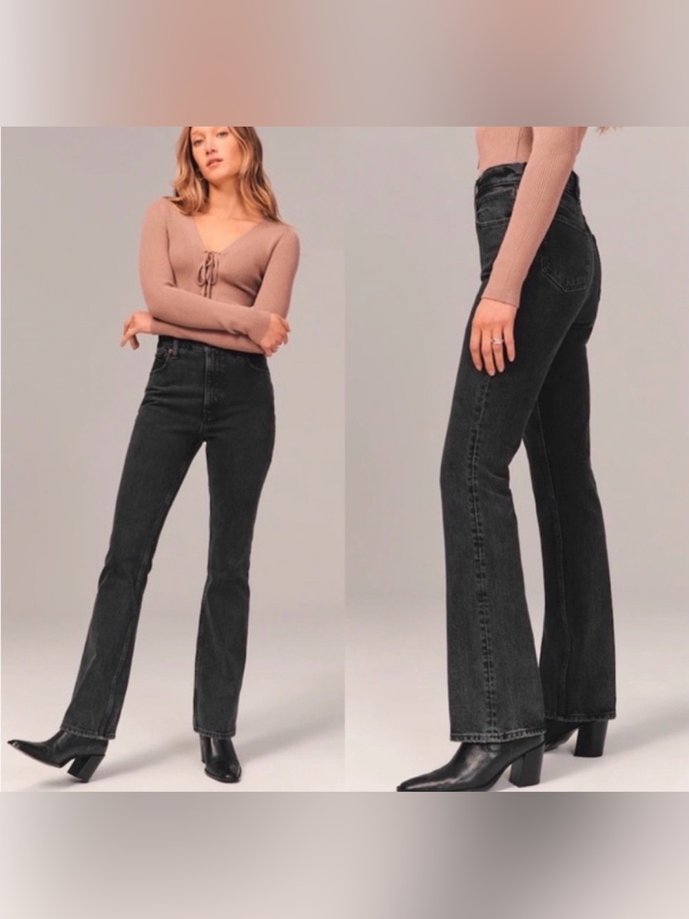 Abercrombie & Fitch 70’s Vintage Flare Jeans Ultra High Rise- Size 14R